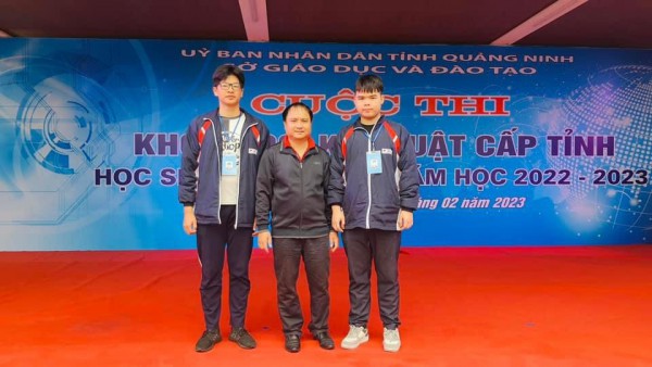 Học sinh trường THPT Tiên Yên đạt giải tư cuộc thi KHKT cấp tỉnh năm học 2022-2023