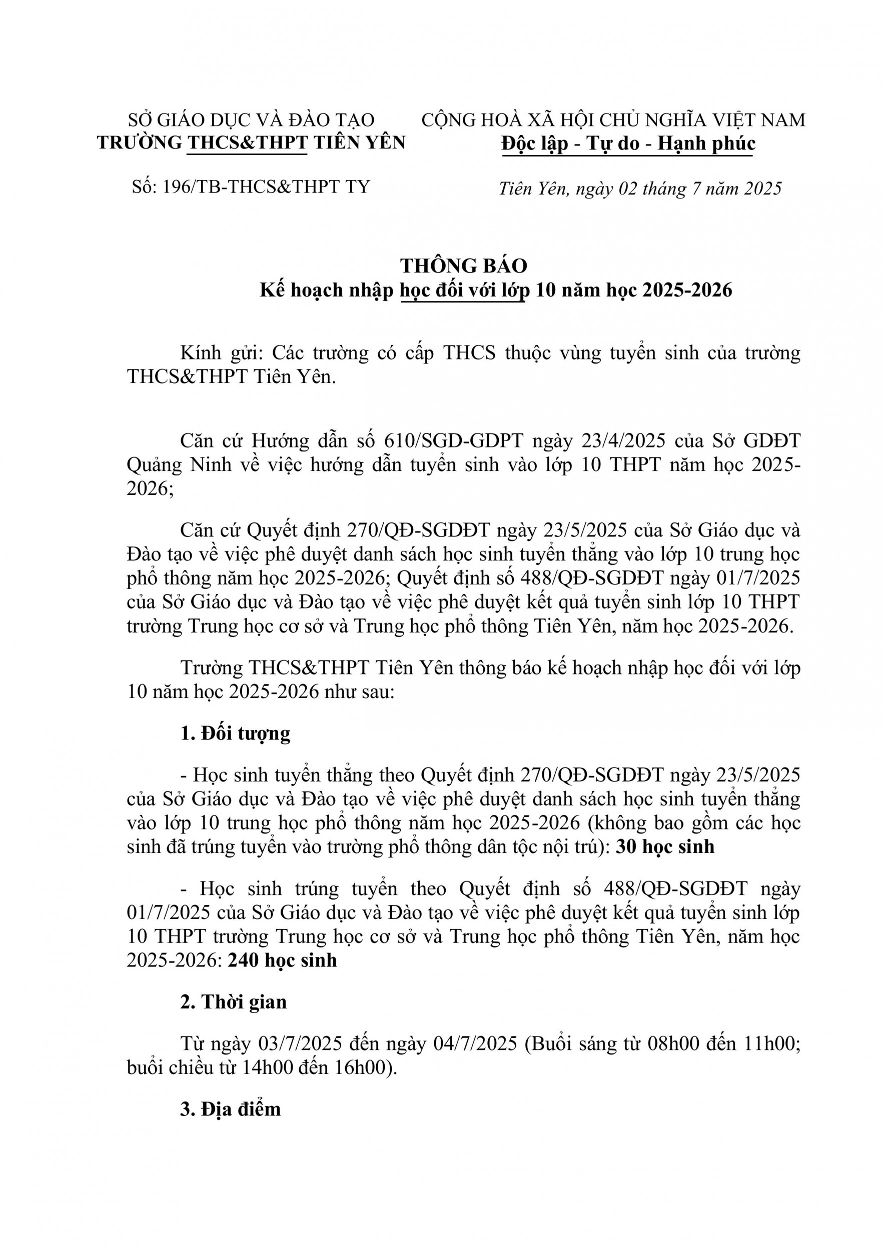 Thông báo nhập học K10 signed hình ảnh 0